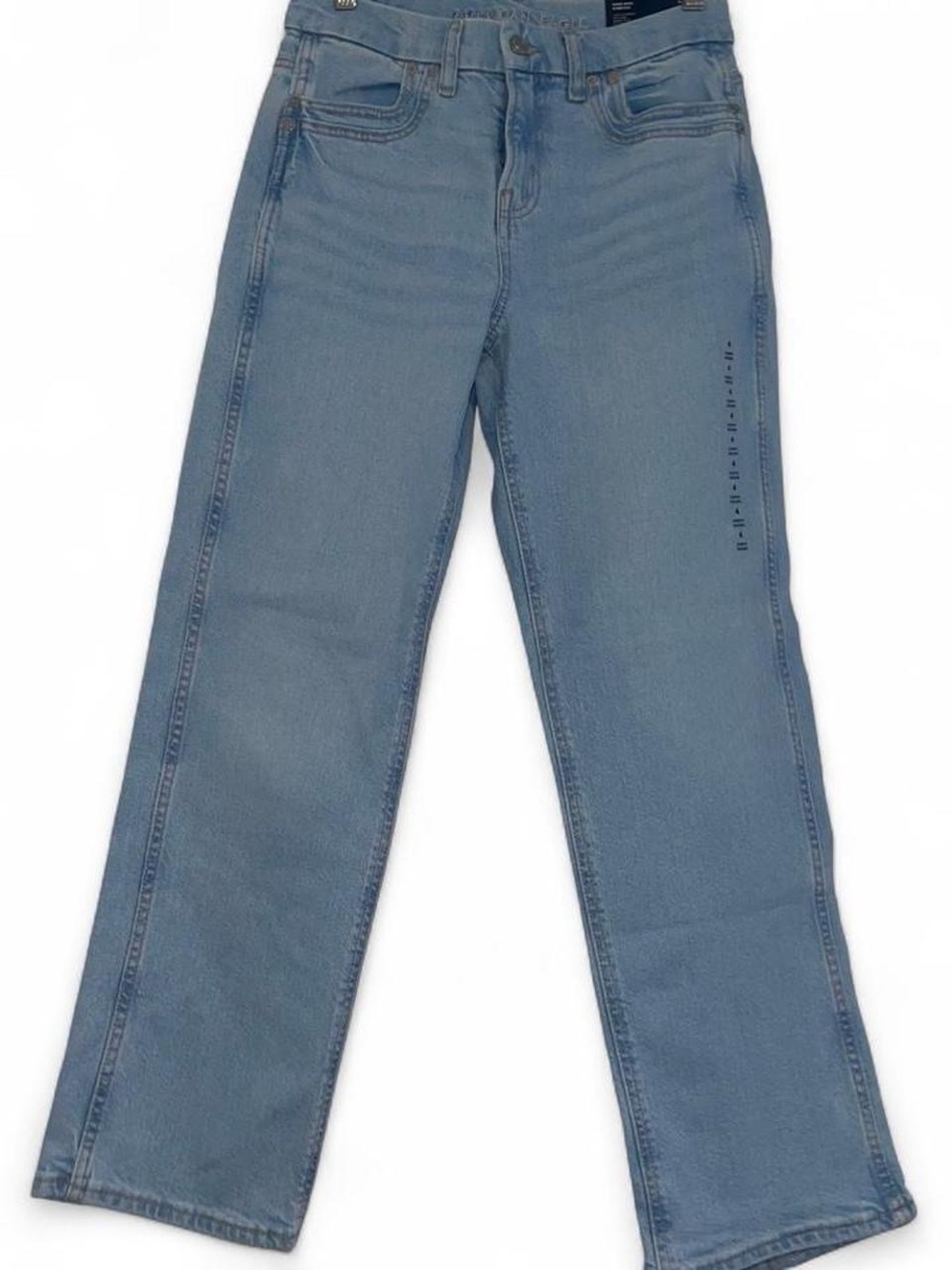 American Eagle Outfitters Light Blue Straight-Leg Jeans Size 4 Short Women’s